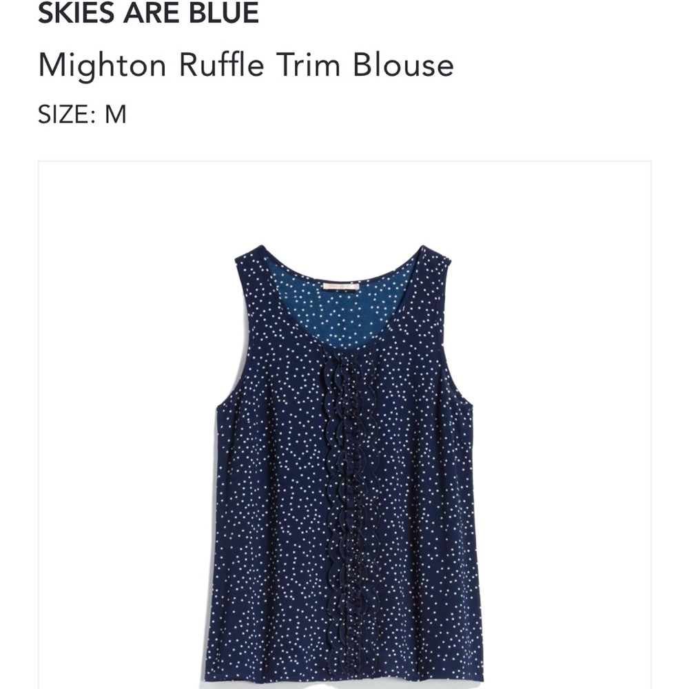 Mighton Ruffle Trim Blouse